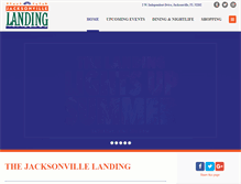 Tablet Screenshot of jacksonvillelanding.com